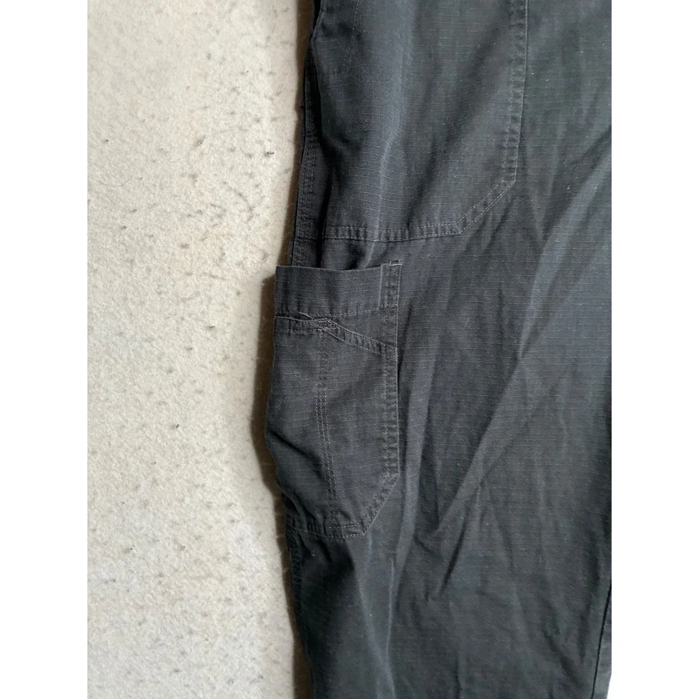 Carhartt Force Black Ripstop Cargo Work Pants Mens XL Regular C04100